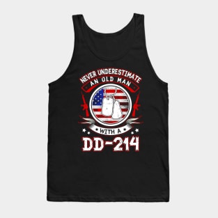 Sarcastic Us Army Veteran dd214 Tank Top